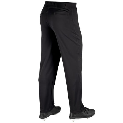 Pantalon de baseball CHAMPRO MVP pour garçons, coupe décontractée, bas ouvert, noir