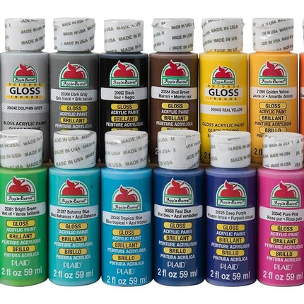 Apple Barrel Acrylic Paint, Multicoloured, Large