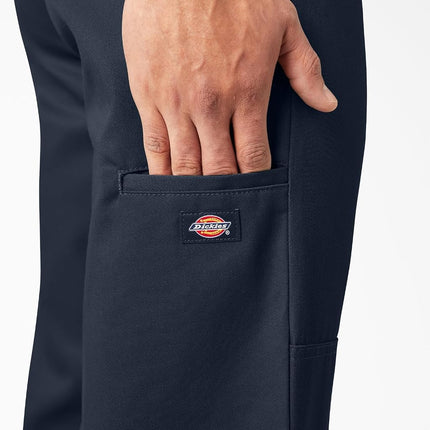 Dickies Men's Big-Tall Loose Fit Double Knee Work Pant, Dark Navy, Small