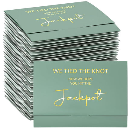 Zhanmai 100 Pcs Lottery Ticket Envelopes for Weddi