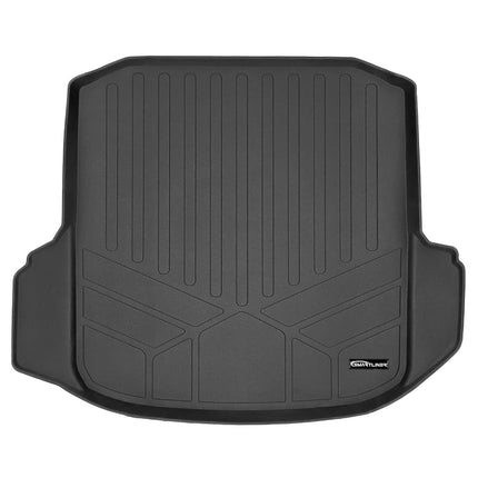 SMARTLINER All Weather Custom Cargo Liner Trunk Floor Mat Black for 2019-2020 Volkswagen Jetta