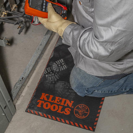 KLEIN TOOLS 60136 Kneeling Pads, Adult Mens Large Soft Thick Closed Cell Soft Foam Professional Tradesman Pro Pads with Handle