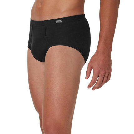 Hanes Classics Men's Underwear Briefs Pack, Mid-Rise Briefs, Stretch Cotton Underwear, Classic, 6-Pack (Colors May Vary), 6 Pack - Assorted Solids, S