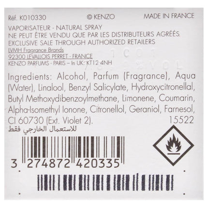 Kenzo Flower Eau De Partum for Women, Floral, 30 ml