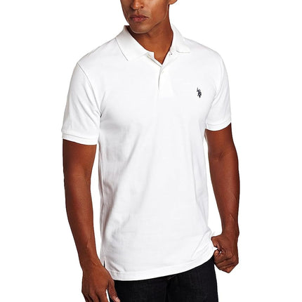 U.S. Polo Assn. Men's Classic Polo Shirt, White, X