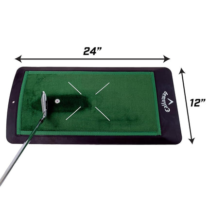 Callaway Golf 1ft x 2ft Strike Zone Hitting Mat - Durable Golf Hitting mat for Your Backyard Golf Range,Green