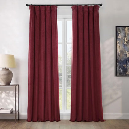 HPD Half Price Drapes Heritage Plush Velvet 84 Inc
