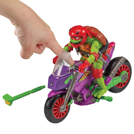 Teenage Mutant Ninja Turtles: Purple Dragon Cycle with Exclusive Raphael Figure. Ideal present for TMNT fans everywhere.