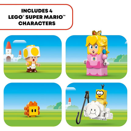 LEGO Super Mario Adventures with Interactive Peach Princess Toy, Super Mario Playset for Kids, Yellow Toad Figure, Nintendo Toy Gift for Girls, Boys and Any Gamers Ages 6 and Up, 71441