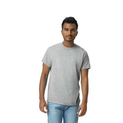 Gildan Unisex-Adult Ultra Cotton T-Shirt, Style G2000, Multipack, Sport Grey (2-Pack), 5XL