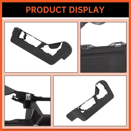 ECOTRIC Panel de cubierta del embellecedor del asiento delantero del lado del conductor Compatible con Ford F150 Lincoln Mark LT 2009-2014 Reemplazo para 9L3Z-1662187-EA, F761 NO apto para asientos eléctricos con ajuste manual y Super Cab.