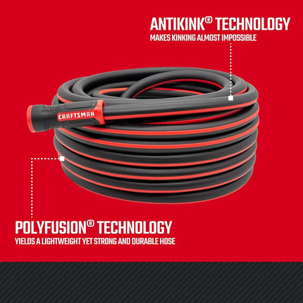 Craftsman 5/8 in. D X 50 ft. L Heavy Duty Professional Grade Garden Hose