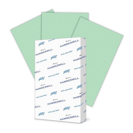 Papier Hammermill, Couleurs Vert, 20lb, 8.5 x 14, Légal, 500 Feuilles / 1 Ramette (103374), Fabriqué aux États-Unis