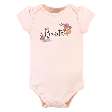 Bodies en coton pour bébés unisexes Hudson Baby, Bonita, 0-3 mois