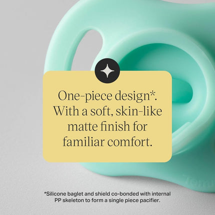 Tommee Tippee Ultra-Light StayPut Dummy 0-6m Silicone Pack of 4