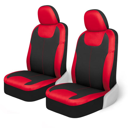 Motor Trend Red/Black Waterproof Seat Covers for F