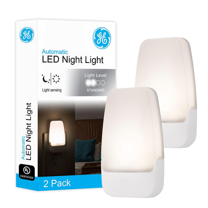 GE LED Night Light, Plug-in, Dusk to Dawn Sensor, 