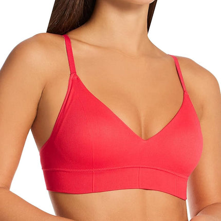 Maidenform Bralette sin costuras Pure Comfort para mujer, talla S, color rojo piedra