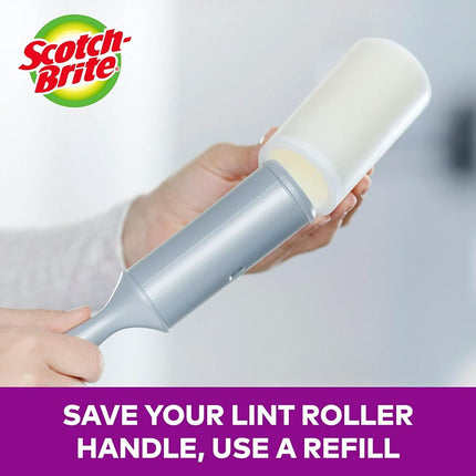 Scotch-Brite Pet Extra Sticky Lint 4, 48 Per Roller, 192 Sheets Total
