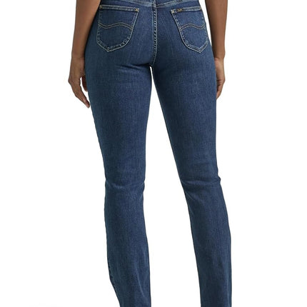 Lee Women's Plus Size Ultra Lux Comfort with Flex Motion Straight Leg Jean, Greet The Day, 22 Plus