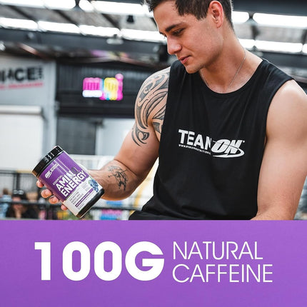 OPTIMUM NUTRITION Amino Energy, Watermelon, Low-Stim Pre Workout, 100mg Natural Caffeine, 5g BCAA's, 65 Serves, 585g