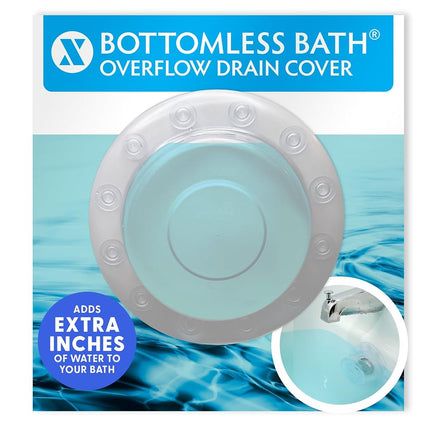 SlipX Solutions Bottomless Bath Overflow Drain Cov