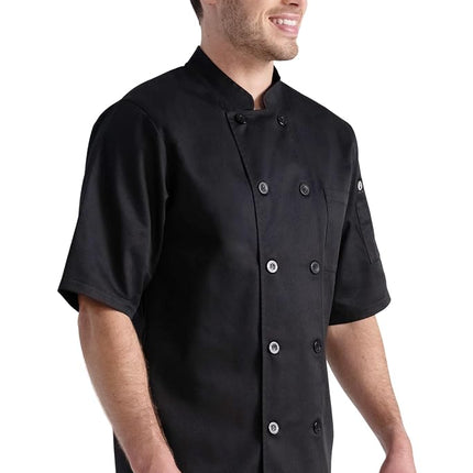 Chef Works Volnay Chef Coat, Black-New, XXXL