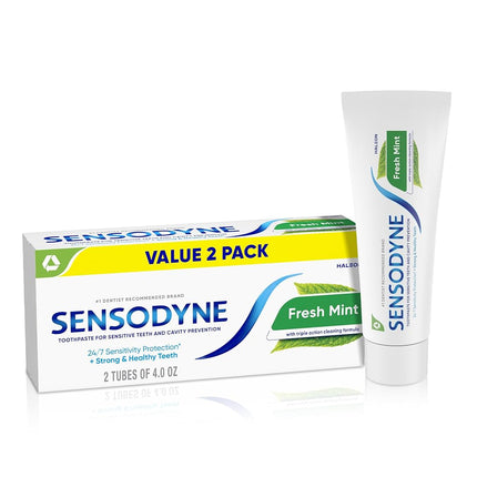 Sensodyne Fresh Mint Twinpack Toothpaste for Sensi