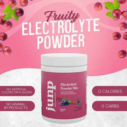 JUNP Hydration Electrolyte Powder (90 Servings, Grape)