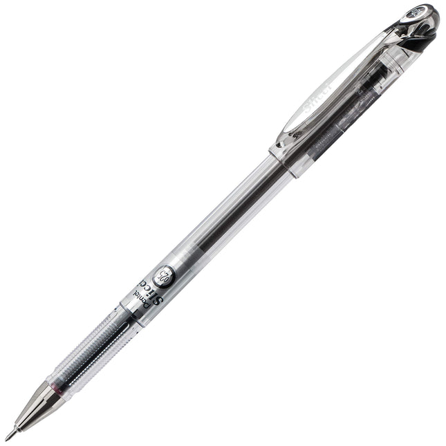 Pentel Arts Slicci Extra Fine Gel Pen, Black Ink 2-Pack (BG202BP2A)