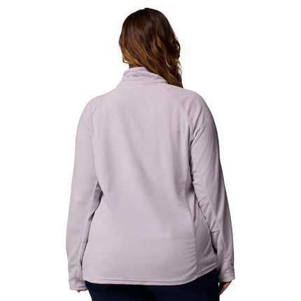 Columbia Women's Glacial 4 1/2 Zip, Fleece Pull Over, Lavender Pearl, Large