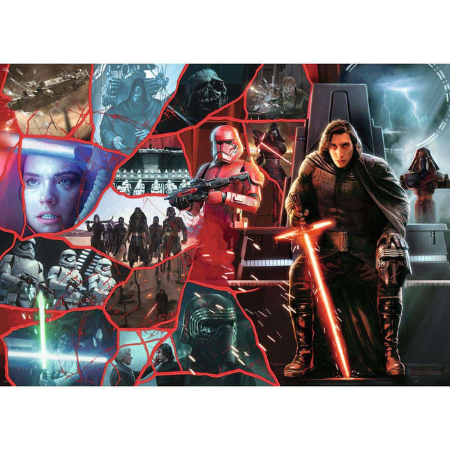 Ravensburger Star Wars Villainous: Kylo Ren and Figurine 1000 Piece Jigsaw Puzzle for Adults - 12001120 - Handcrafted Tooling, Made in Germany, Every Piece Fits Together Perfectly