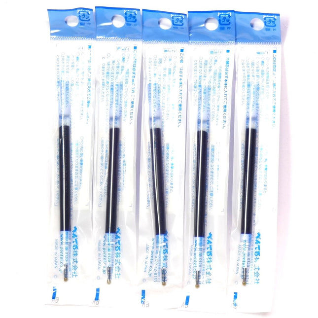 Recharge Pentel 1,0 mm, encre bleue (XLR10-C), pour stylo roller EnerGel (BL60-C), lot de 5/total 5 pièces (Importé du Japon) [Emballage d'origine Komainu-Dou]