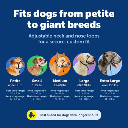 PetSafe Gentle Leader No-Pull Dog Headcollar - The Ultimate Solution to Pulling - Redirects Your Dog's Pulling for Easier Walks - Helps You Regain Control - Small, Red