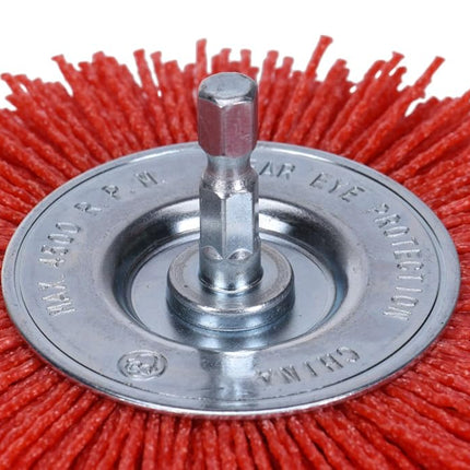 Century Drill and Tool 77441 Coarse Nylon Abrasive Radial Brush, 4-Inch