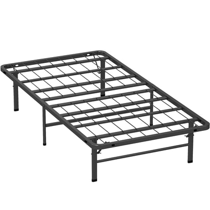 BestMassage Folding Bed Frame,14 Inch Metal Foldab