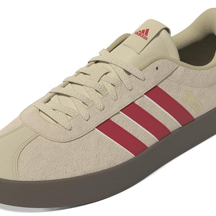 adidas Men's Vl Court 3.0 Wonder Beige/Better Scarlet/Core White 5.5 UK 38 2/3 EU