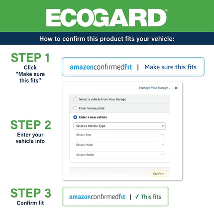 ECOGARD XA10498 Premium Engine Air Filter Fits Honda CR-V 1.5L 2017-2021, Civic 1.5L 2016-2021