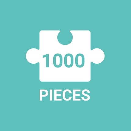 Galison 9780735372405 Jigsaw Puzzle, Greens, Pink, White and Possibly Blue