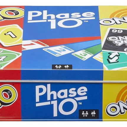 Mattel Games Set of 3 Games with Uno, Phase 10 & O