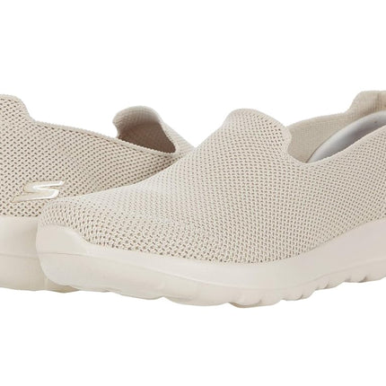 Skechers Women's Go Walk Joy-Sensational Day Sneaker, Taupe, 8
