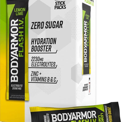 BODYARMOR - Flash IV Electrolyte Packets, Sugar Fr