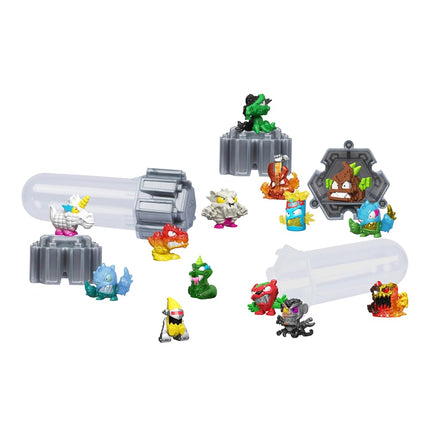 MrBeast Lab Swarms Hyper Fusion Series, Biting Hot Sauce Collectibles, Collect Over 100 Unique Swarms, Mega Lab Pack with 14 Micro Beasts, 14 Stickers & 4 Fusion Caps, Fun for Kids & Fans
