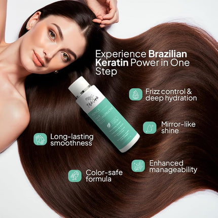 IBelli Capelli Venice Smoothing Keratin 500Ml16.9 Fl.Oz Anti Residue Deep Cleansing Shampoo 300Ml10.1 Fl.Oz