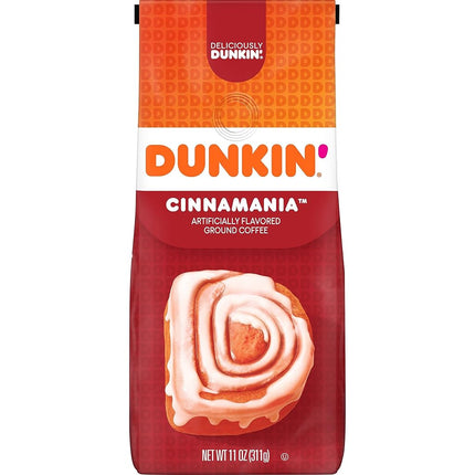 Dunkin Donuts Cinnamon Coffee Roll Flavoured Groun