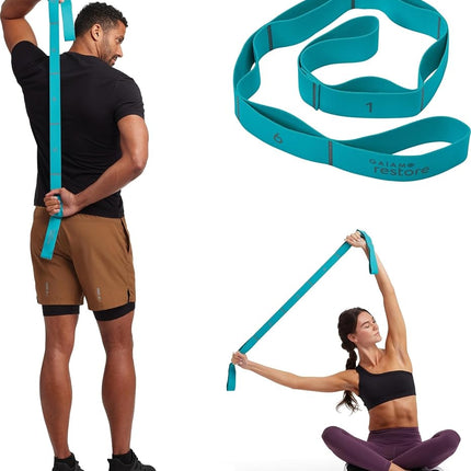 Gaiam Restore Resistance Band Stretching Strap - S