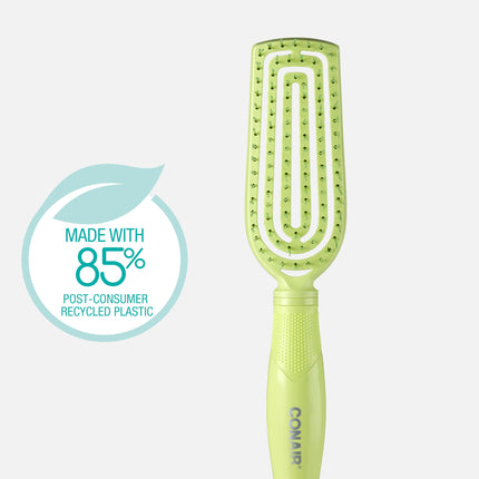Cepillo Desenredante para Cuidado del Cuero Cabelludo Conair - Cepillo para Cabello - Cepillo para Cabello Rizado - Cepillo para Mojado - Cepillo Desenredante para el Cabello - Masajeador para el Cuero Cabelludo - Cepillo Delgado con Cabeza Flexible