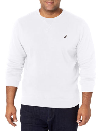 Nautica Men's Basic Crew Neck Fleece Sweatshirt, B