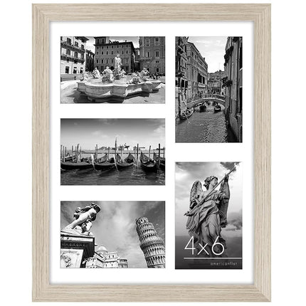 Americanflat 6x4 Collage Photo Frame with Shatter-