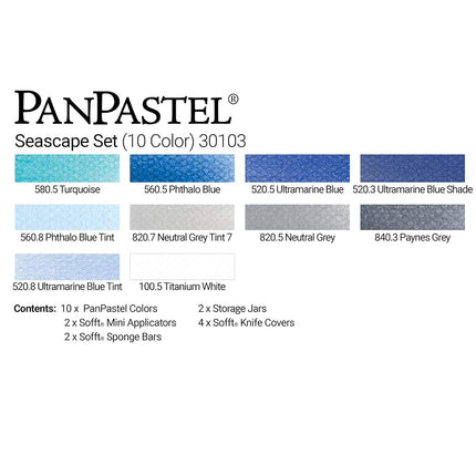 PanPastel 10 Colour Set - Seascape Set